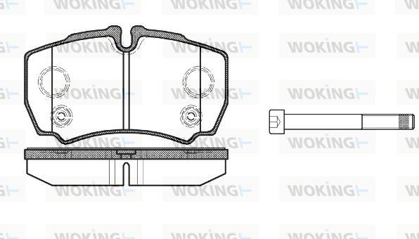 Woking P9493.10 - Komplet Pločica, disk-kočnica www.molydon.hr