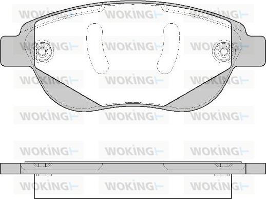 Woking P9413.40 - Komplet Pločica, disk-kočnica www.molydon.hr