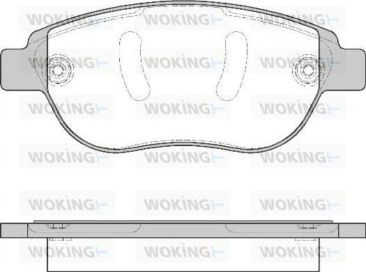 Woking P9413.10 - Komplet Pločica, disk-kočnica www.molydon.hr