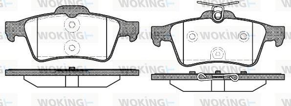 Woking P9423.40 - Komplet Pločica, disk-kočnica www.molydon.hr