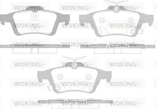 Woking P9423.12 - Komplet Pločica, disk-kočnica www.molydon.hr