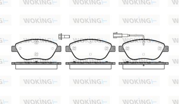 Woking P9593.01 - Komplet Pločica, disk-kočnica www.molydon.hr