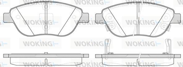 Woking P9593.32 - Komplet Pločica, disk-kočnica www.molydon.hr