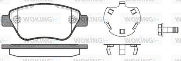 Woking P9583.30 - Komplet Pločica, disk-kočnica www.molydon.hr