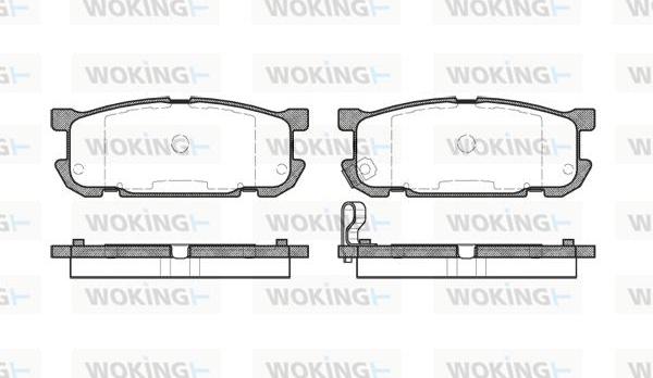 Woking P9533.02 - Komplet Pločica, disk-kočnica www.molydon.hr