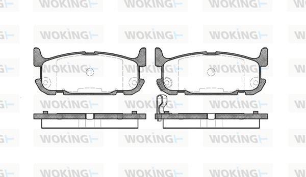 Woking P9533.12 - Komplet Pločica, disk-kočnica www.molydon.hr