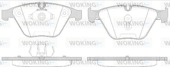 Woking P9573.50 - Komplet Pločica, disk-kočnica www.molydon.hr