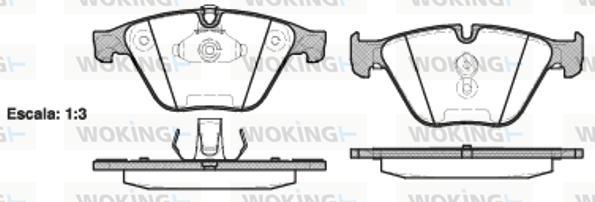 Woking P9573.20 - Komplet Pločica, disk-kočnica www.molydon.hr