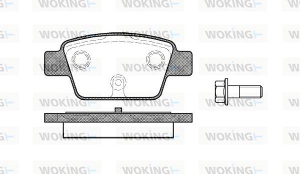 Woking P9613.00 - Komplet Pločica, disk-kočnica www.molydon.hr