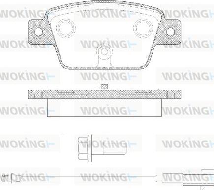 Woking P9613.12 - Komplet Pločica, disk-kočnica www.molydon.hr