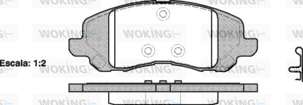Woking P9043.20 - Komplet Pločica, disk-kočnica www.molydon.hr