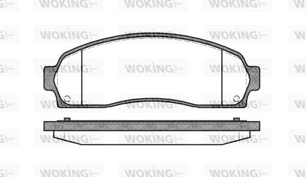 Woking P9053.00 - Komplet Pločica, disk-kočnica www.molydon.hr