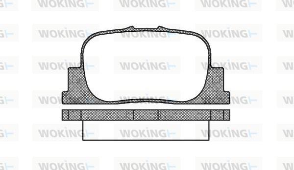 Woking P9013.00 - Komplet Pločica, disk-kočnica www.molydon.hr