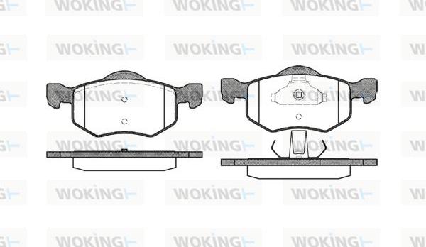 Woking P9023.00 - Komplet Pločica, disk-kočnica www.molydon.hr