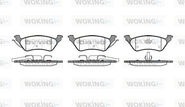 Woking P9113.00 - Komplet Pločica, disk-kočnica www.molydon.hr