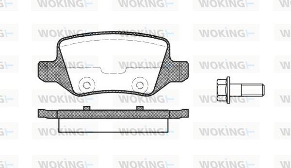 Woking P9183.00 - Komplet Pločica, disk-kočnica www.molydon.hr