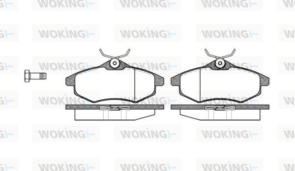 Woking P9813.00 - Komplet Pločica, disk-kočnica www.molydon.hr