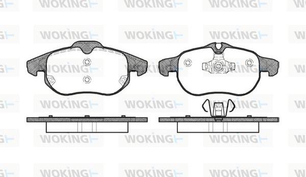 Woking P9883.00 - Komplet Pločica, disk-kočnica www.molydon.hr