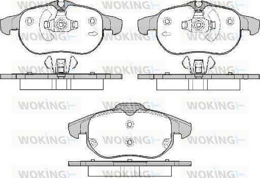 Woking P9883.20 - Komplet Pločica, disk-kočnica www.molydon.hr