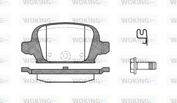 Woking P9353.02 - Komplet Pločica, disk-kočnica www.molydon.hr