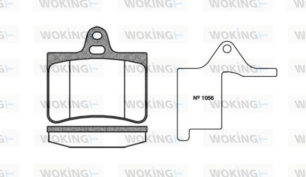 Woking P9303.00 - Komplet Pločica, disk-kočnica www.molydon.hr