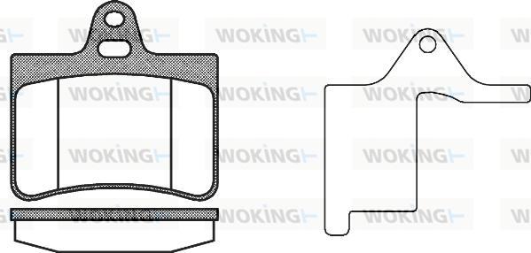 Woking P9303.20 - Komplet Pločica, disk-kočnica www.molydon.hr