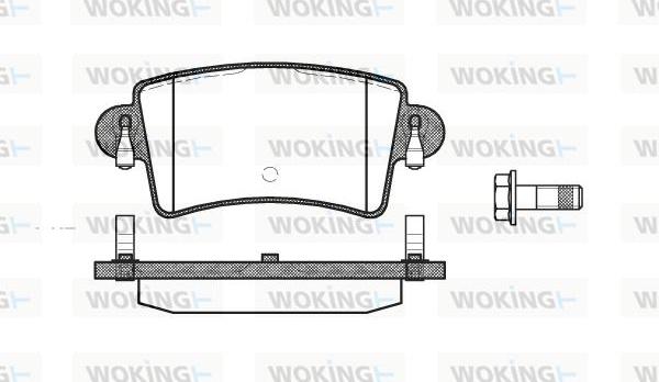 Woking P9333.00 - Komplet Pločica, disk-kočnica www.molydon.hr