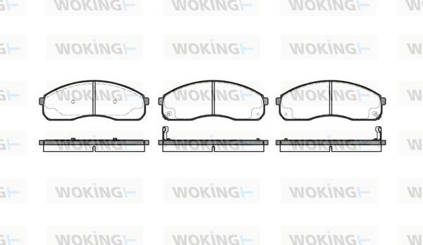 Woking P9213.12 - Komplet Pločica, disk-kočnica www.molydon.hr