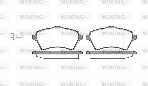 Woking P9223.00 - Komplet Pločica, disk-kočnica www.molydon.hr