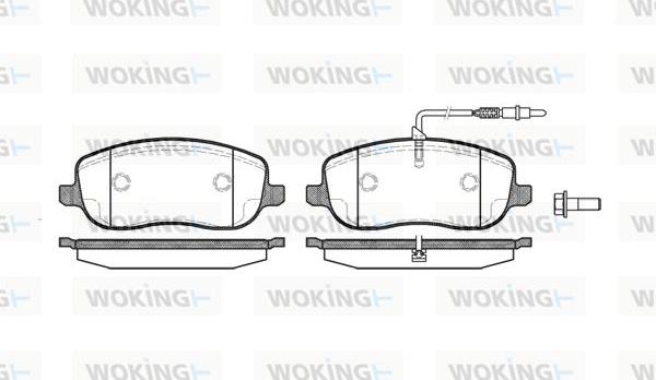 Woking P9793.12 - Komplet Pločica, disk-kočnica www.molydon.hr