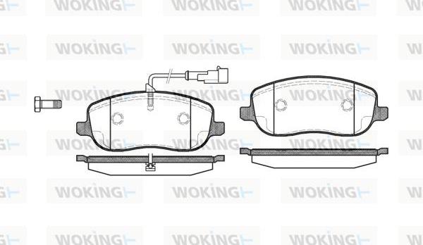 Woking P9793.31 - Komplet Pločica, disk-kočnica www.molydon.hr