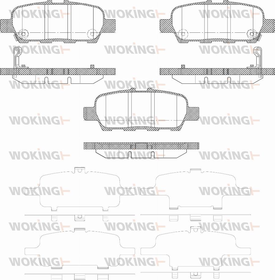 Woking P9763.02 - Komplet Pločica, disk-kočnica www.molydon.hr