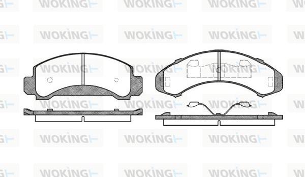 Woking P4503.00 - Komplet Pločica, disk-kočnica www.molydon.hr