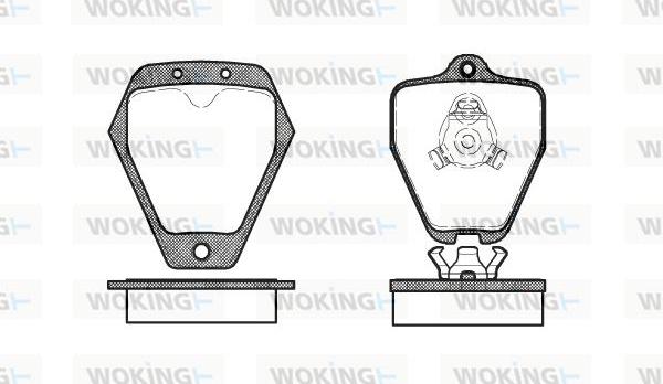 Woking P4083.10 - Komplet Pločica, disk-kočnica www.molydon.hr