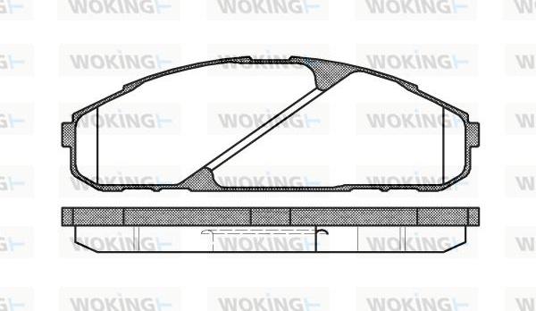 Woking P4073.00 - Komplet Pločica, disk-kočnica www.molydon.hr