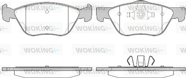 Woking P4893.20 - Komplet Pločica, disk-kočnica www.molydon.hr