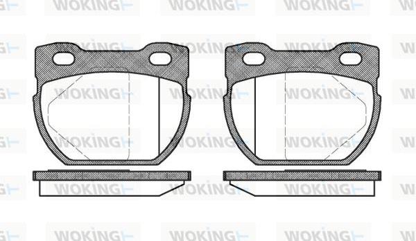 Woking P4843.00 - Komplet Pločica, disk-kočnica www.molydon.hr