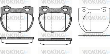 Woking P4843.20 - Komplet Pločica, disk-kočnica www.molydon.hr