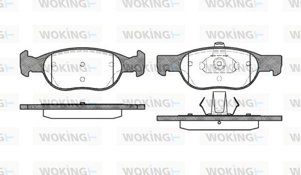 Woking P4883.20 - Komplet Pločica, disk-kočnica www.molydon.hr