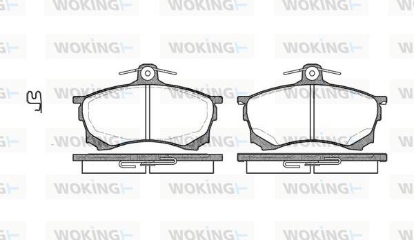 Woking P4823.00 - Komplet Pločica, disk-kočnica www.molydon.hr