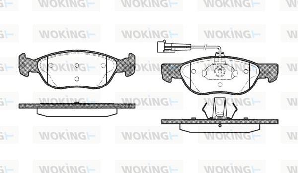 Woking P4873.12 - Komplet Pločica, disk-kočnica www.molydon.hr