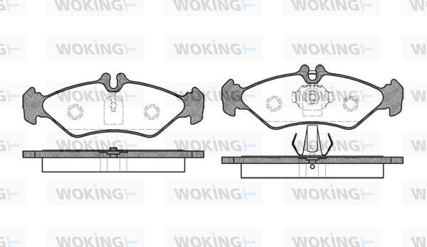 Woking P4793.00 - Komplet Pločica, disk-kočnica www.molydon.hr