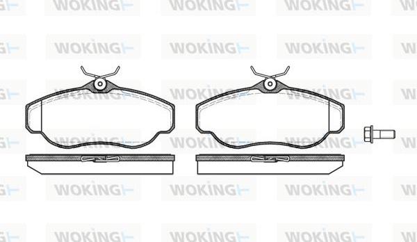 Woking P4763.00 - Komplet Pločica, disk-kočnica www.molydon.hr