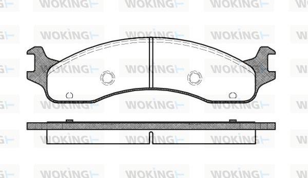 Woking P4733.00 - Komplet Pločica, disk-kočnica www.molydon.hr