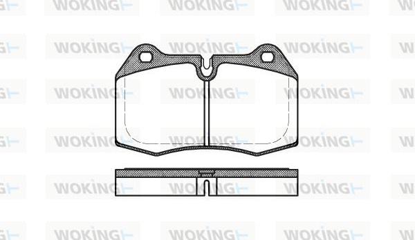 Woking P5413.00 - Komplet Pločica, disk-kočnica www.molydon.hr