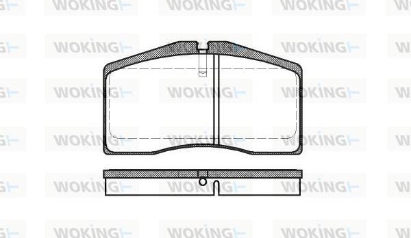 Woking P5483.00 - Komplet Pločica, disk-kočnica www.molydon.hr