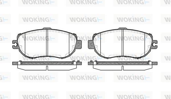 Woking P5563.00 - Komplet Pločica, disk-kočnica www.molydon.hr