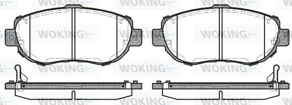 Woking P5563.14 - Komplet Pločica, disk-kočnica www.molydon.hr