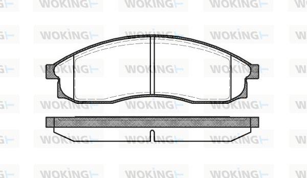 Woking P5693.00 - Komplet Pločica, disk-kočnica www.molydon.hr