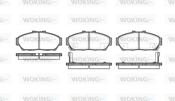 Woking P5643.02 - Komplet Pločica, disk-kočnica www.molydon.hr